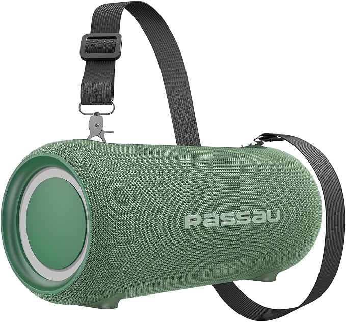 Passau Portable Bluetooth Speakers 40W Peak Loud Stereo Sound, Passive