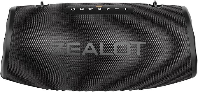 ZEALOT 80W Portable Bluetooth Speaker, Stereo Sound