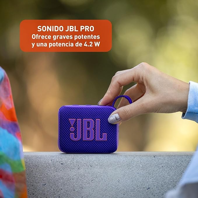 JBL Go 4 - Ultra-Portable, Waterproof and Dustproof Bluetooth Speaker, Big JBL
