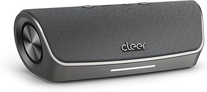 Cleer Scene Wireless Bluetooth Speaker, Stereo Wireless Pairing, Waterproof IPX7