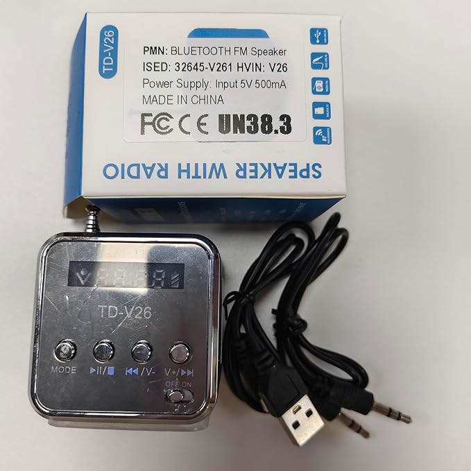Mini Bluetooth Speaker, Etigood Wireless Music Player Portable FM Radio