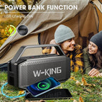 W-KING Portable Loud Bluetooth Speaker, 100W Max Waterproof Outdoor Speakers