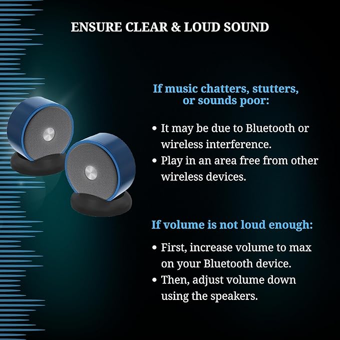 Paired Bluetooth Speakers
