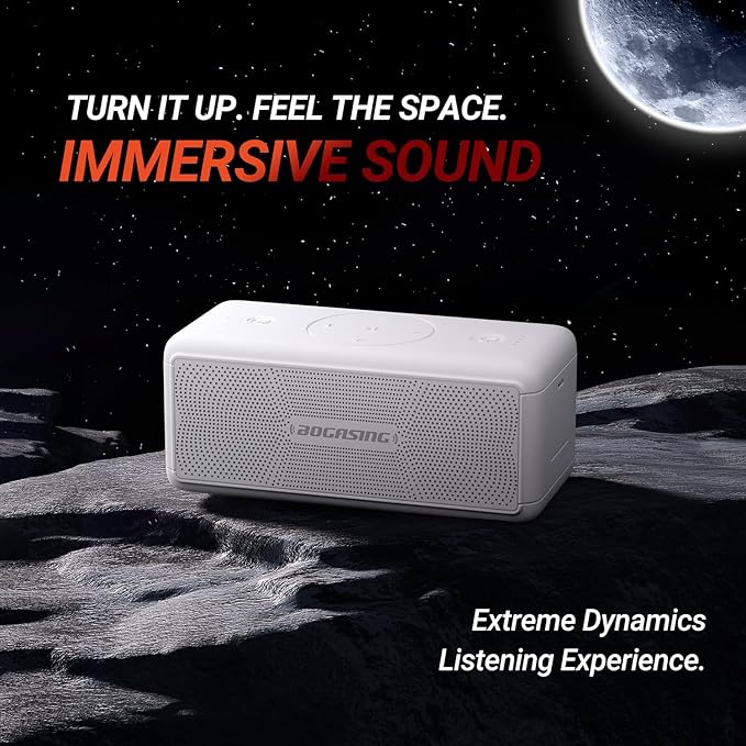 BOGASING Bluetooth Speakers, M5 Portable Wireless Speaker