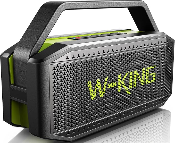 W-KING Portable Loud Bluetooth Speaker Wireless, 100W Max IPX6 Waterproof