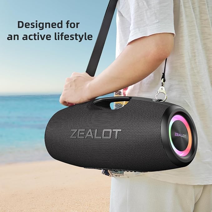 ZEALOT Bluetooth Speaker, 120W Wireless Outdoor Speaker