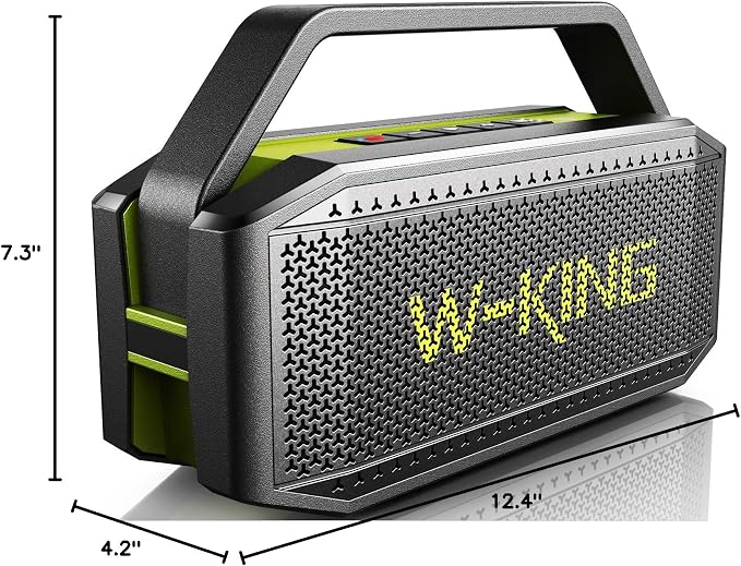 W-KING Portable Loud Bluetooth Speaker Wireless, 100W Max IPX6 Waterproof