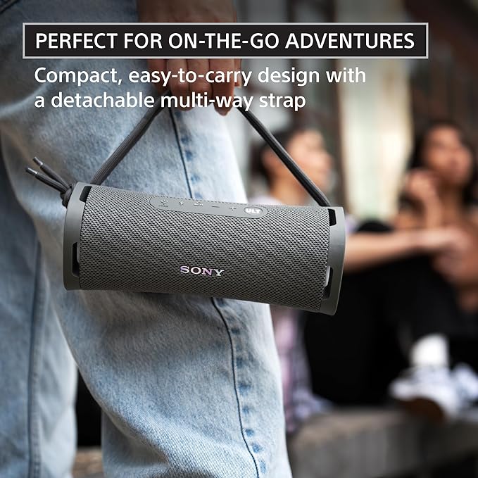 Sony ULT Field 1 Waterproof Portable Bluetooth Speaker, Enhanced Bass, 12h