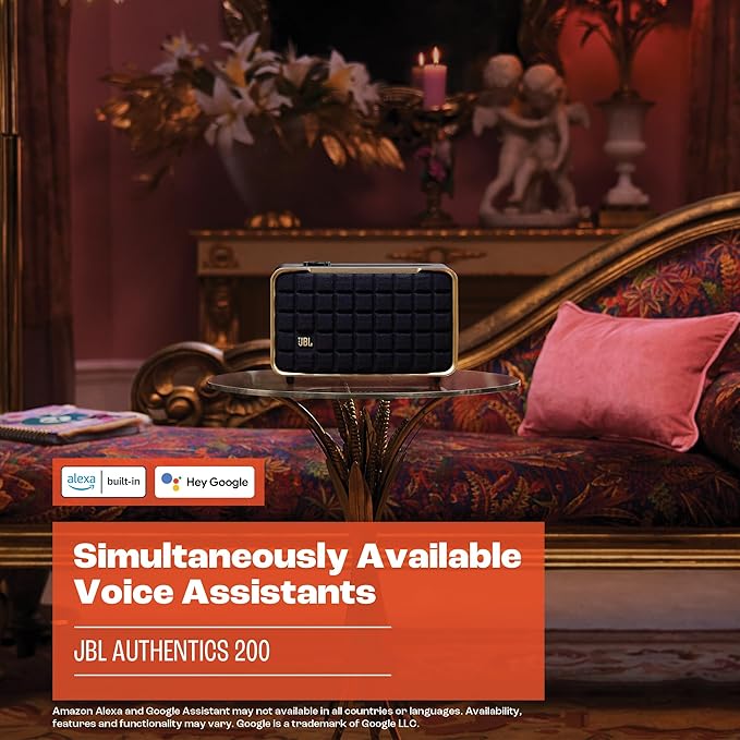 JBL JBLAUTH200BLKAM-Z Wi-Fi Bluetooth Smart Home Speaker