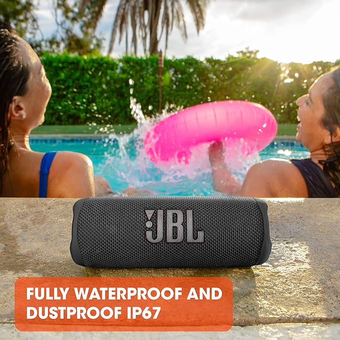JBL Flip 6 - Portable Bluetooth Speaker, powerful sound and deep bass, IPX7