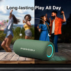 Passau Portable Bluetooth Speakers 40W Peak Loud Stereo Sound, Passive