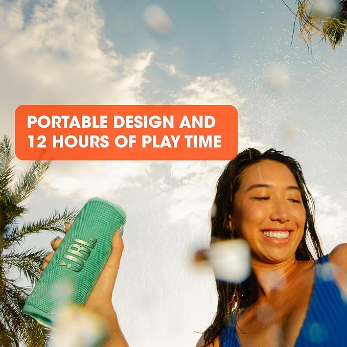 JBL Flip 6 - Portable Bluetooth Speaker, powerful sound and deep bass, IPX7
