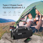 ZEALOT Bluetooth Speaker, 110W Peak Booming Sound Speakers Wireless, Dual