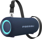 Passau Portable Bluetooth Speakers 40W Peak Loud Stereo Sound, Passive
