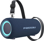Passau Portable Bluetooth Speakers 40W Peak Loud Stereo Sound, Passive