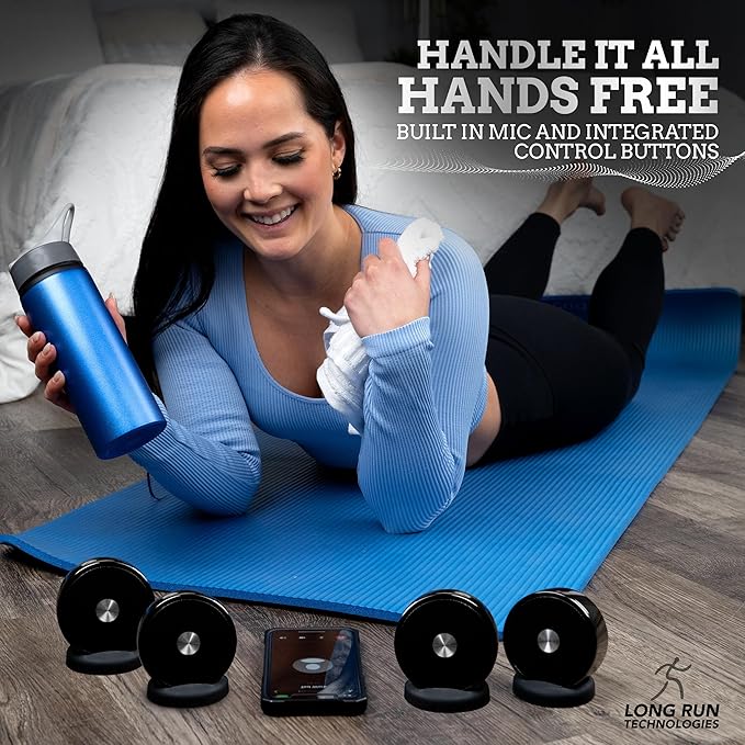 Bluetooth Speaker Set: Wireless Stereo Dual Pairing Portable Twin TWS System