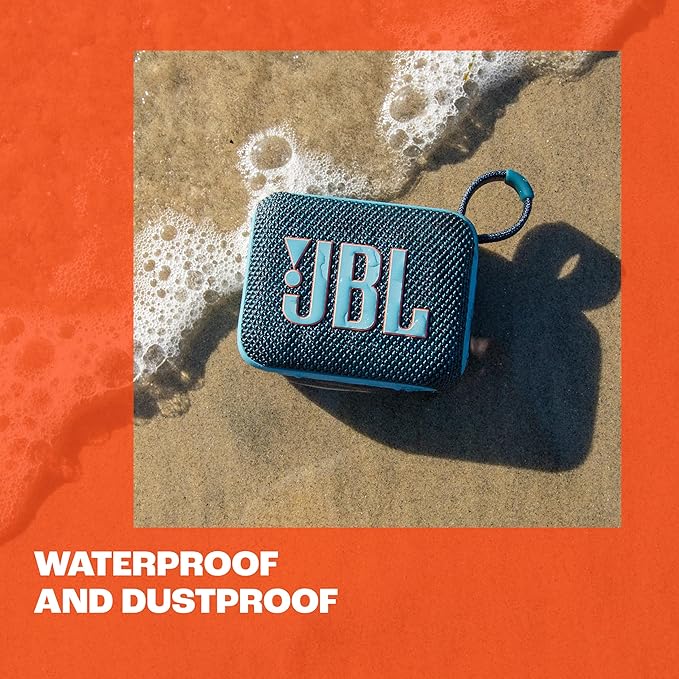 JBL Go 4 - Ultra-Portable, Waterproof and Dustproof Bluetooth Speaker, Big JBL