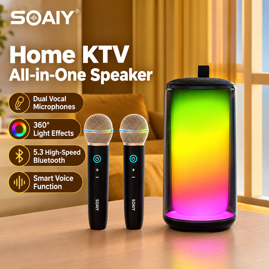 Sony Ericsson K69 Bluetooth Speaker with Karaoke Function, All-in-One Home KTV Microphone, Portable Family Speaker, Kids' Outdoor Speaker