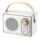 Mini Retro-Style Bluetooth Speaker—Instagram-Worthy Portable Wireless Bluetooth Speaker for Outdoor Use