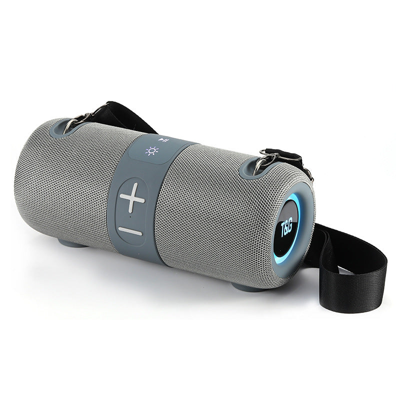 New TG672 War Drum Wireless Bluetooth Speaker: Outdoor, Portable, SD Card Slot, Subwoofer, TWS, Square Dance Gift Speaker