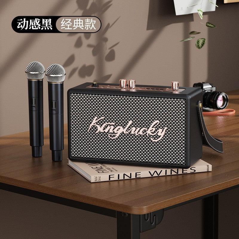 Cross-Border S16 High-Power Home KTV Bluetooth Speaker Set with Song Selection System—All-in-One Home Karaoke System with Microphone