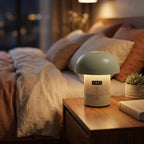 Cross-Border Bluetooth "Mushroom" Speaker, Ambient Night Light, Desk Clock—Creative, Trending Birthday Gift, Portable Charging Speaker