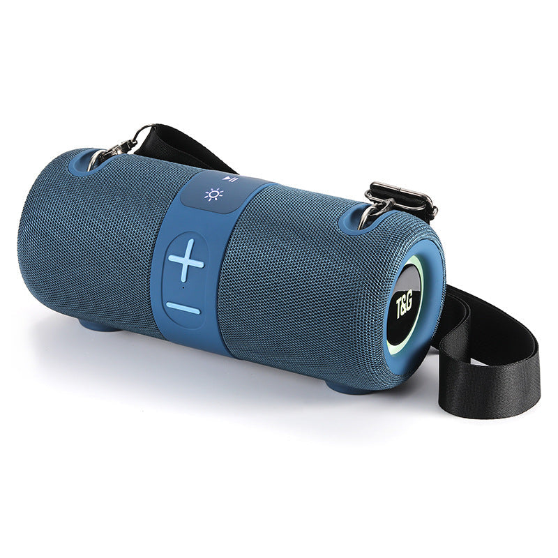 New TG672 War Drum Wireless Bluetooth Speaker: Outdoor, Portable, SD Card Slot, Subwoofer, TWS, Square Dance Gift Speaker