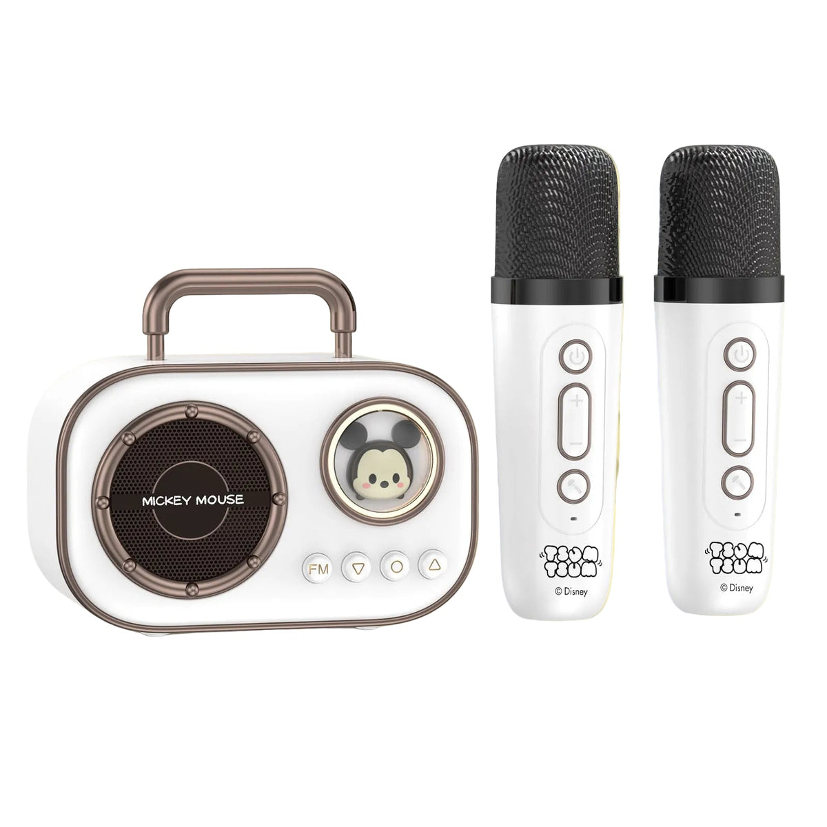 Disney All-in-One Microphone and Speaker System—Home Karaoke, Kids' Singing Speaker, Bluetooth Portable Speaker, Mini