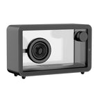 New Transparent Bluetooth Speaker: DIY Gift for Guys with Figurines, RGB Color-Changing Ambient Lights—Creative Desktop Gift