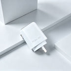 US-Spec 70W Digital Display Charging Adapter with Built-in Cable, GaN Multi-Port PD Fast Charging, USB-C Port, Desktop Charger