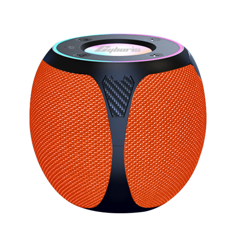 Cyboris New RGB Smart Wireless Bluetooth Speaker with AI Voice Control—Portable TWS Home Speaker with Deep Bass