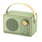 Mini Retro-Style Bluetooth Speaker—Instagram-Worthy Portable Wireless Bluetooth Speaker for Outdoor Use