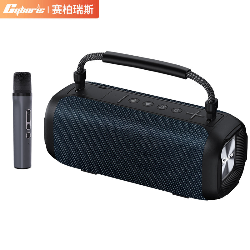 Cyberis T12: Best-Selling 80W Outdoor Karaoke Bluetooth Speaker with RGB Lighting and Waterproof Subwoofer