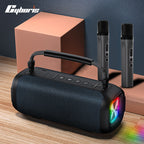 Cyberis T12: Best-Selling 80W Outdoor Karaoke Bluetooth Speaker with RGB Lighting and Waterproof Subwoofer