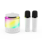 Projection Starry Sky Light Bluetooth Karaoke Speaker All-in-One System with Detachable Microphone KTV Set Outdoor Speaker