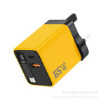 Cross-border Wholesale: 120 GaN Charger with Retractable Cable, A+C Multi-Port Charger Compatible with Apple and Android Fast Charging Heads