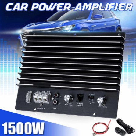 Wholesale Supply: 1500W Subwoofer Amplifier—Single-Channel, Mono, Dedicated Subwoofer Amplifier Board, 12V, with Remote Control