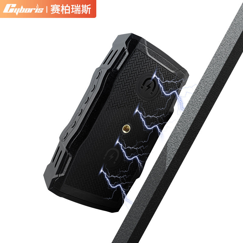 Cyboris Custom-Molded Magnetic Golf 30W Wireless Bluetooth Speaker with Outdoor Lighting, Rugged, Waterproof, Dustproof, and Shockproof, Portable Bike Mount