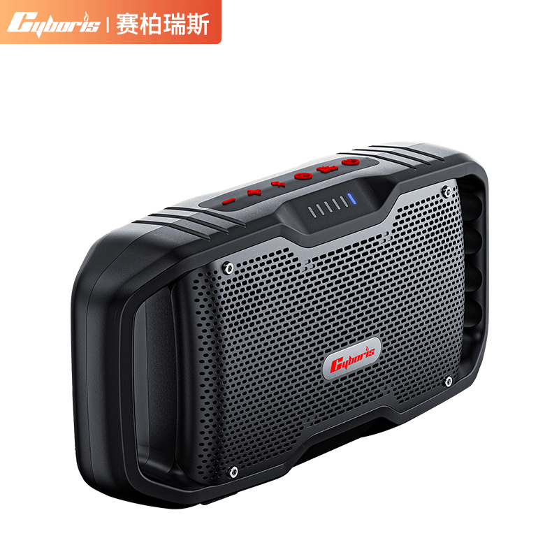 Cyboris 120W 4-Speaker High-Power Bluetooth 5.3 Speaker with CSB Portable Card-Slot Subwoofer