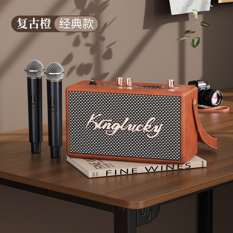 Cross-Border S16 High-Power Home KTV Bluetooth Speaker Set with Song Selection System—All-in-One Home Karaoke System with Microphone