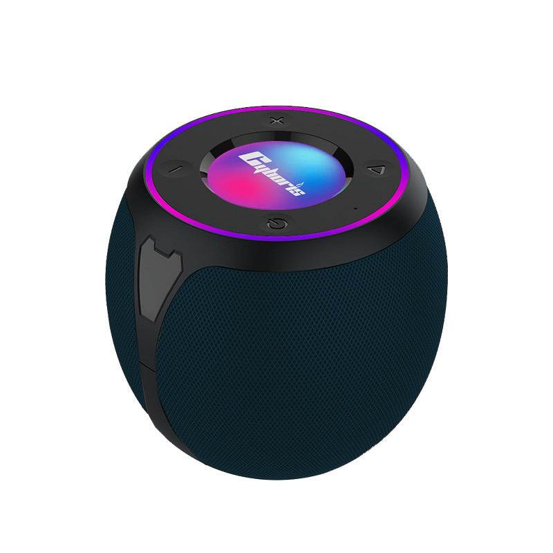 Cyboris New RGB Smart Wireless Bluetooth Speaker with AI Voice Control—Portable TWS Home Speaker with Deep Bass