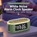 Cyboris Cross-Border Bluetooth 5.3 LED Display Alarm Clock Speaker with Multiple White Noise Combinations and RGB Ambient Lighting