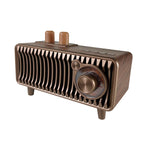 Cyboris Retro Wood-Grain Iridescent Radio Mini Card-Slot Wireless Bluetooth Speaker—Creative Gift Wholesale