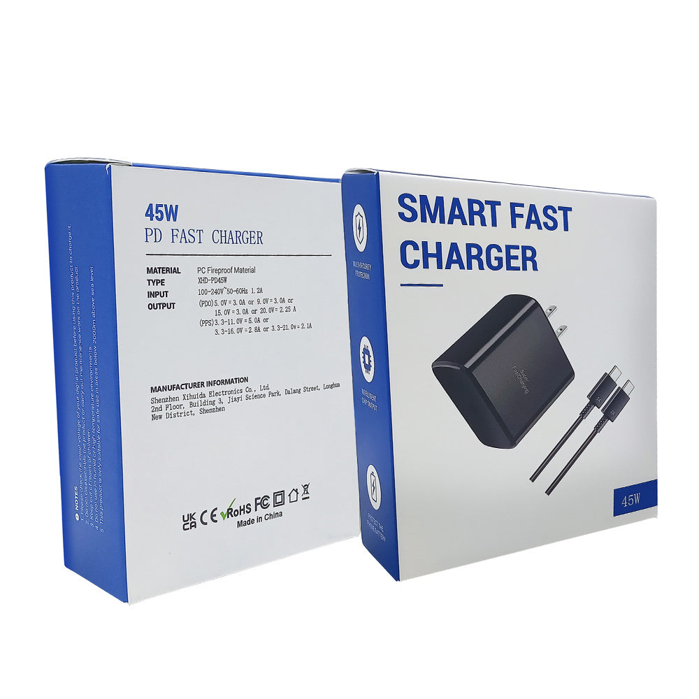 pd36w US-Spec Fast Charger Compatible with S21, S22, and Ultra; Samsung Charger with PPS Super Fast Charging and UL Certification