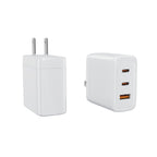 UL-Certified 65W U.S. Standard PD Charger with Type-C GaN Fast Charging Head for Apple Phones and Computers