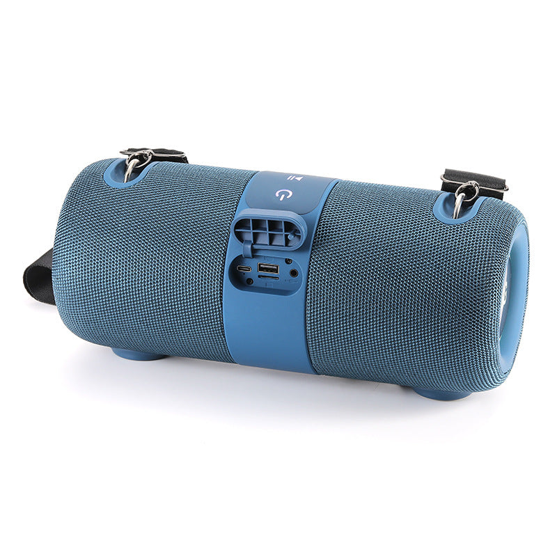 New TG672 War Drum Wireless Bluetooth Speaker: Outdoor, Portable, SD Card Slot, Subwoofer, TWS, Square Dance Gift Speaker