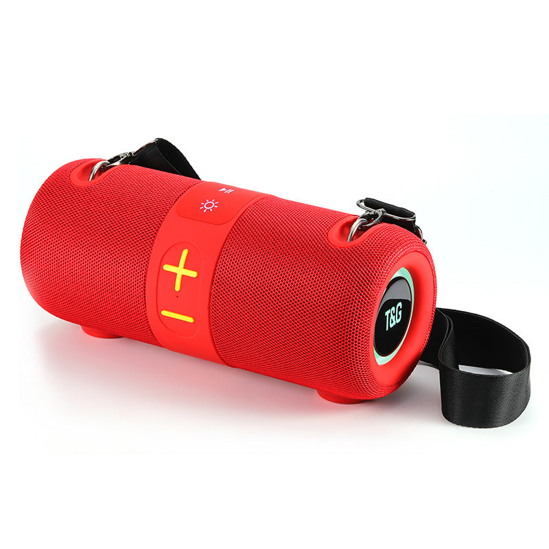 New TG672 War Drum Wireless Bluetooth Speaker: Outdoor, Portable, SD Card Slot, Subwoofer, TWS, Square Dance Gift Speaker