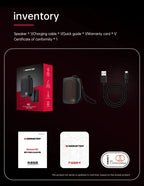 Monster M3 TWS Stereoscopic Wireless Touch Speaker Lightweight Bluetooth 5.4 Magnetic Clip Sports Music Player