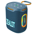 ZEALOT-S122 Bluetooth Speaker BT5.3 Wireless IPX6 Waterproof Shower Speaker,25W HiFi Stereo Sound,TWS Pairing,20H Music Playtime
