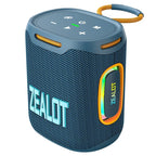 ZEALOT-S122 Bluetooth Speaker BT5.3 Wireless IPX6 Waterproof Shower Speaker,25W HiFi Stereo Sound,TWS Pairing,20H Music Playtime